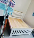 Beautiful Two-Tone Wooden Bed Frame - 1