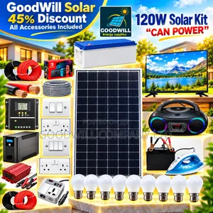 120W Clean Energy Solar System Full Kit