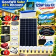 120W Clean Energy Solar System Full Kit - 1