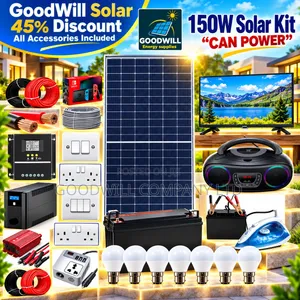 120W Clean Energy Solar System Full Kit