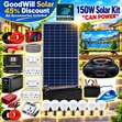 120W Clean Energy Solar System Full Kit - 1