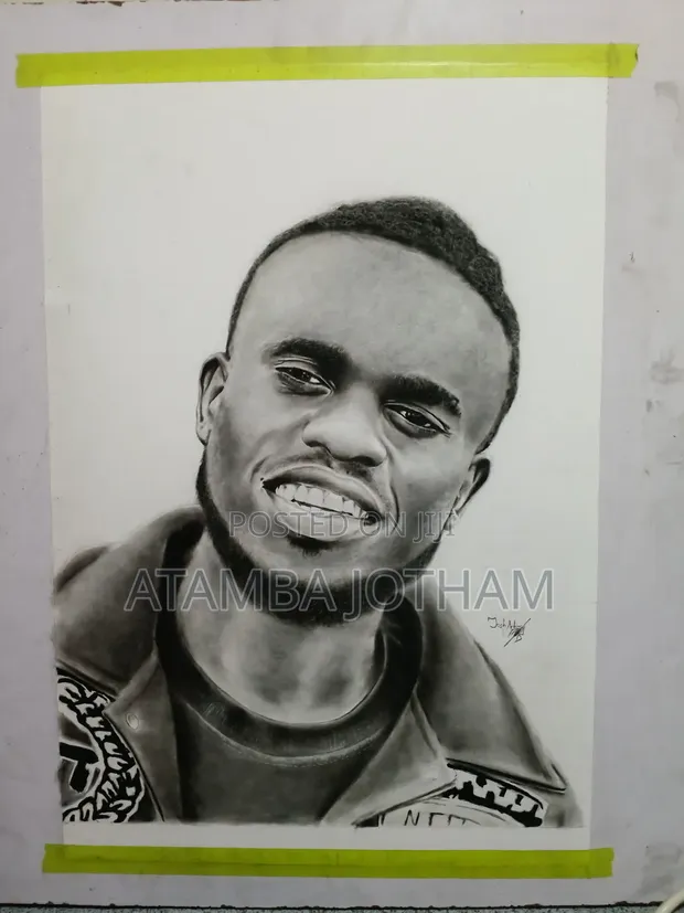 Realistic Pencil Portraits - A2, A1, A3 Sizes - 1