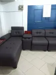 L-Shape 5 Seater High Density Leather Sofa - 3