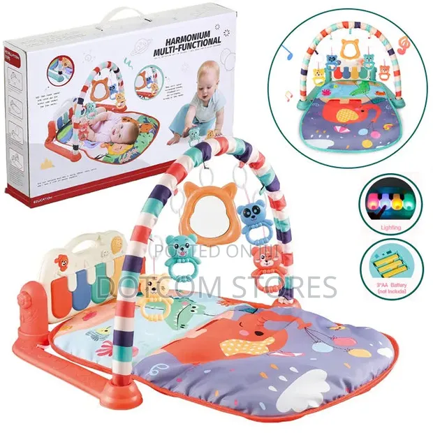 Baby Gym Play Mat with Kick and Play Piano - 1