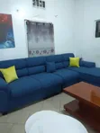 High Density L-Shape 5 Seater Fabric Sofa - 1