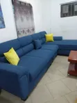 High Density L-Shape 5 Seater Fabric Sofa - 2