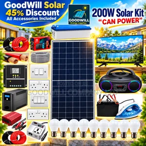 200W Clean Energy Solar System Full Kit