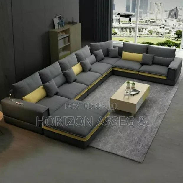 U Shape High Density 7 Seater Sofa - 1