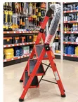 3-Step Folding Step Stool with Anti-Slip Pedals - 2