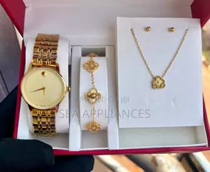 Movado Gold Ladies Watch Set