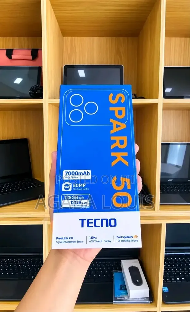 New Tecno Spark 50 128GB Gray - 1