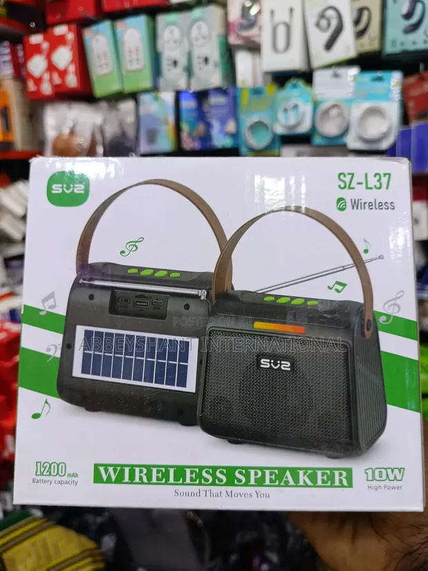 Portable Wireless Speaker 10W Rechargeable Bluetooth Speaker - 1