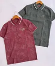 Men's Short-Sleeve Printed Polo Shirts - 4