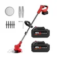 MDHL Cordless Grass Cutter with 2 Batteries - 1