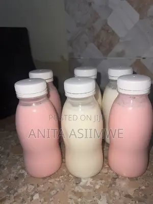 Plain Yoghurt - Vanilla & Strawberry Flavors