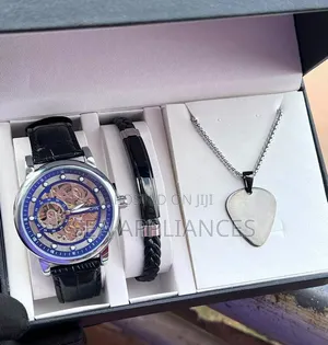 Patek Philippe Men's Watch, Necklace & Bangle Set