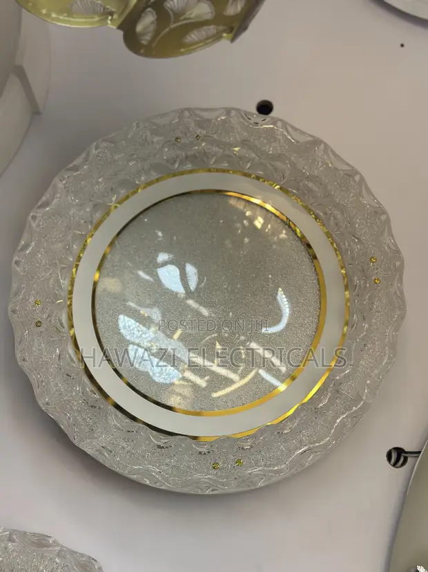 LED Changing Ceiling Light - Glass - 1
