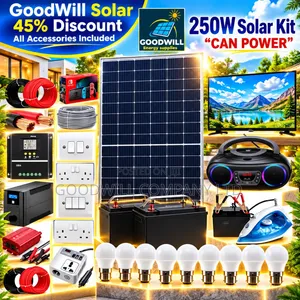 250W Clean Energy Solar System Full Kit