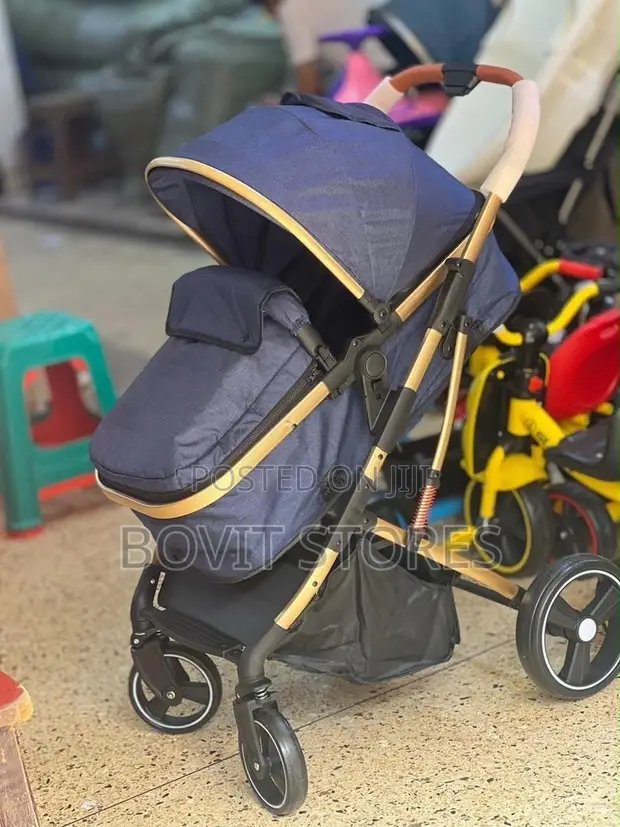Mothercare Quality Kids Stroller - Blue - 1