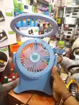3-in-1 Rechargeable Desk Fan with LED Lamp - 5