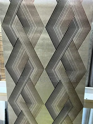 Numeric 3D Geometric Vinyl Wallpaper