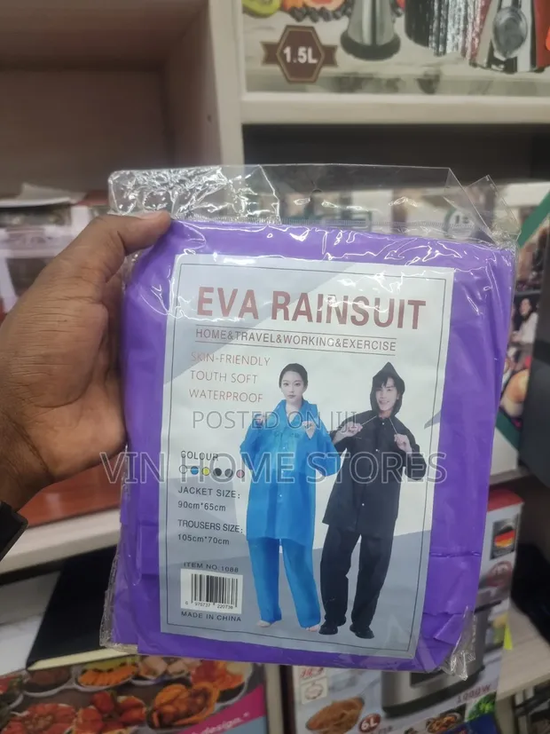 Raincoat Suit - Purple EVA Polymer - 1