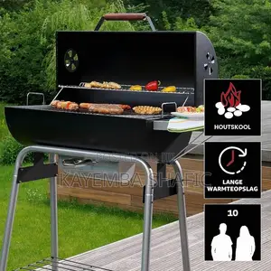 Ourcamp Portable Barrel Charcoal BBQ Grill Smoker