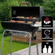 Ourcamp Portable Barrel Charcoal BBQ Grill Smoker - 1