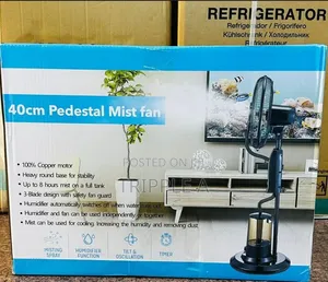 40cm Heavy Duty Pedestal Mist Fan
