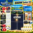 650W Clean Energy Solar System Full Kit - 1