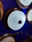 Glass Ceiling Light Fitting for 2 Bulbs - 2