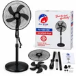 All Star FS-SS015R High-Speed Oscillating Pedestal Stand Fan - 1