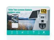 Generic Dual-Screen 4K Solar PTZ Outdoor Security Camera - 1