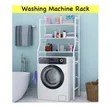 3-Layer Bathroom Storage Rack - White - 1