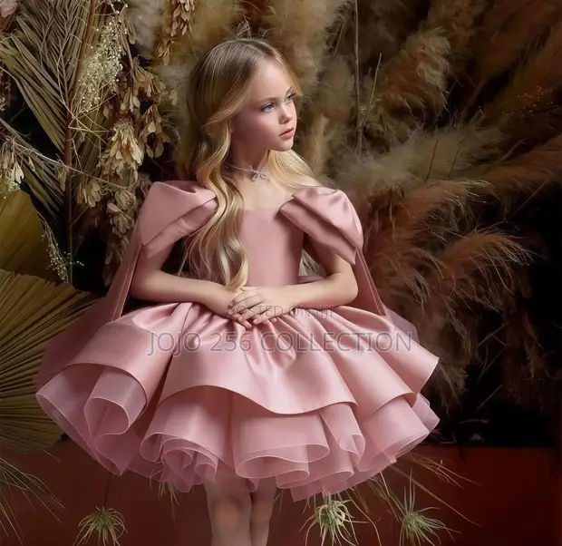 3Pommes Girls Pink Dress - 1