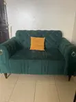 5-Seater Chesterfield Sofa Set with Sunflower Chair - 4