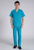 Medical Scrub Uniform Set - Sky Blue - 3