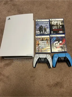 PS5 Standard Bundle with 2 Controllers & Games