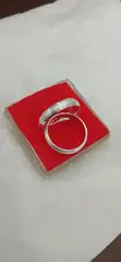 Noor-Ul-Saba Pure Silver & Gold Wedding/Engagement Rings - 2