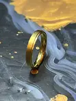 Noor-Ul-Saba Pure Silver & Gold Wedding/Engagement Rings - 4