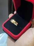 Noor-Ul-Saba Pure Silver & Gold Wedding/Engagement Rings - 5