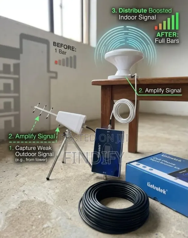 Lintratek Cell Phone Booster Network Amplifier - 1