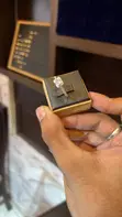 Pure Silver Engagement Rings - 1