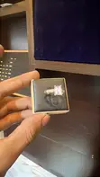 Pure Silver Engagement Rings - 5