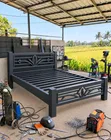 Custom Made Metallic Beds & Wardrobes - Brand New - 5