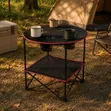 Lightweight Camping Table with Cup Holders - 3