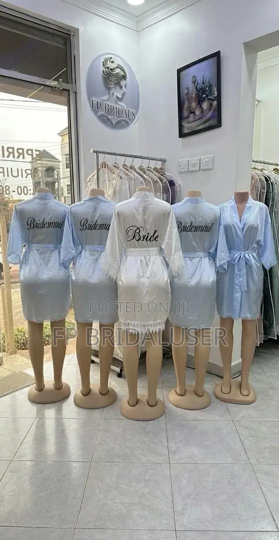 Blue Bridesmaids Robes - 1