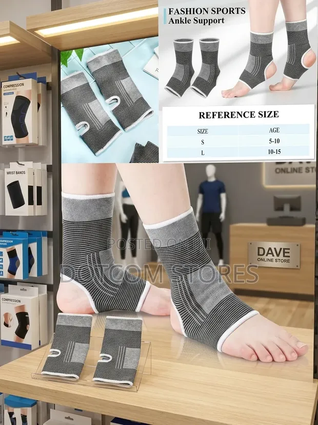 Haysandy Kids Ankle Support Compression Socks (Pair) - 1
