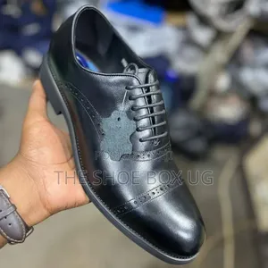 Men's Black Leather Loafers by Clarks