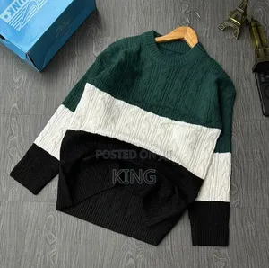 4F Unisex Green, White & Black Sweater - Brand New
